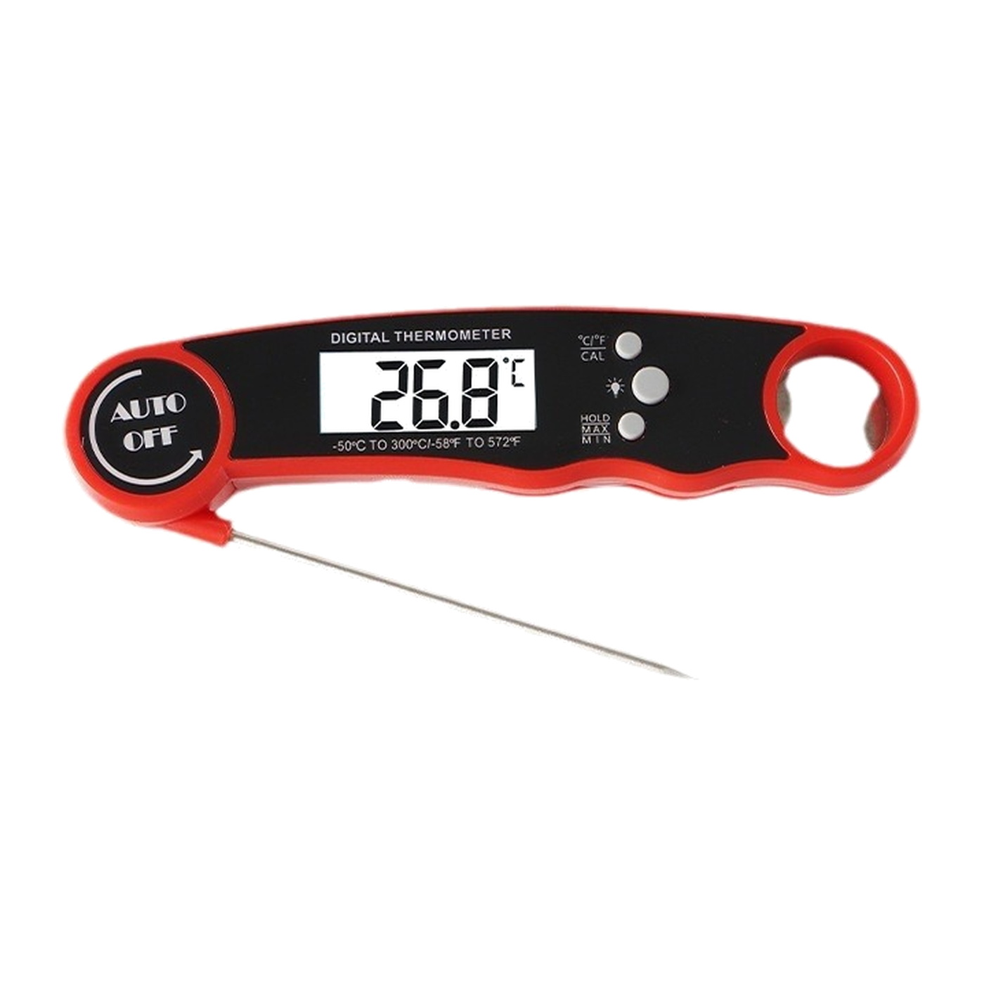 FoldMark foldable instant-read meat thermometer — studio product photo